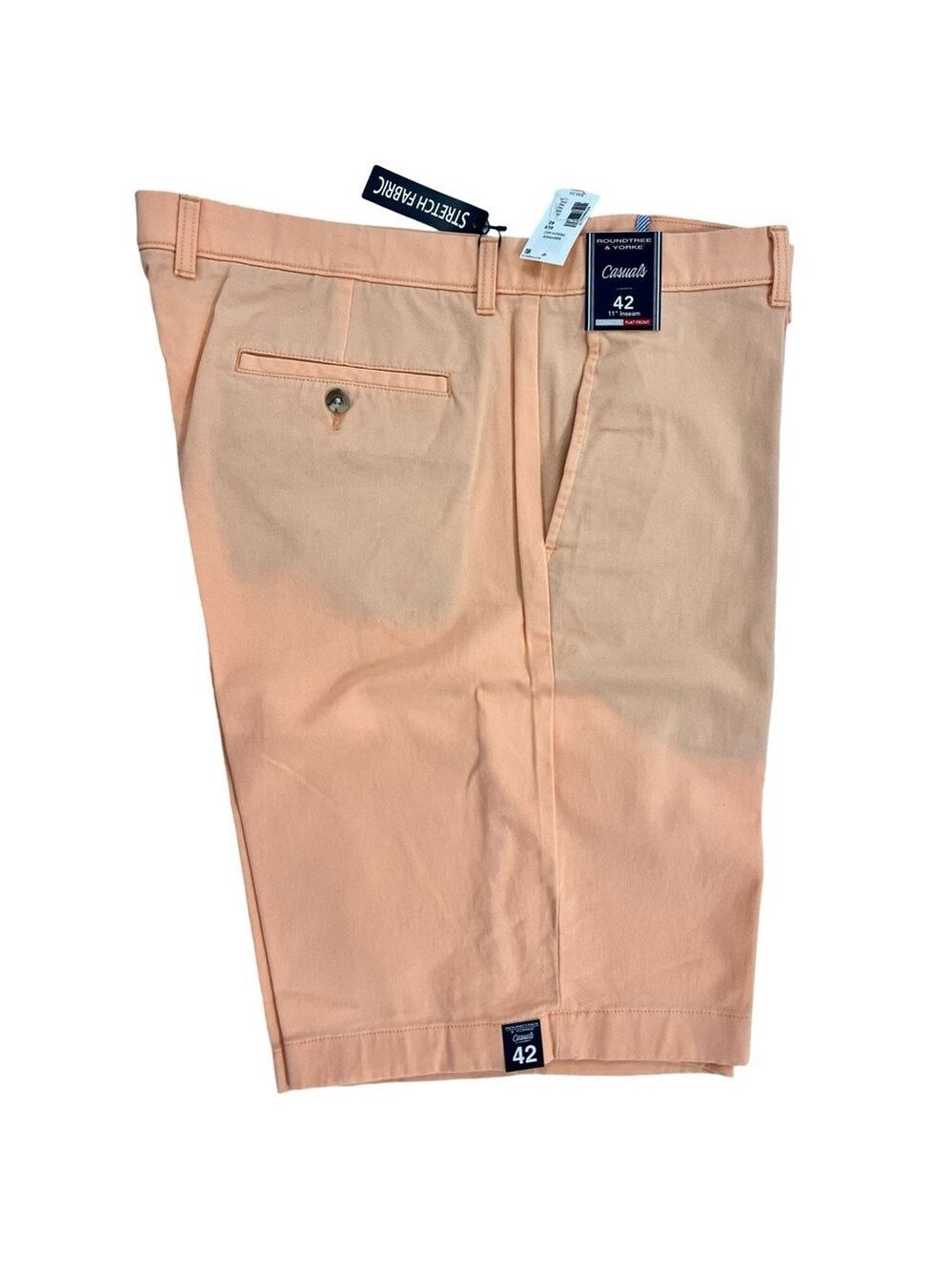 NWT $39 Roundtree & York Men’s Shorts - Peach